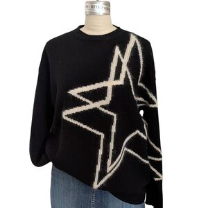 No. 21 Instarsia Star Sweater Size XL